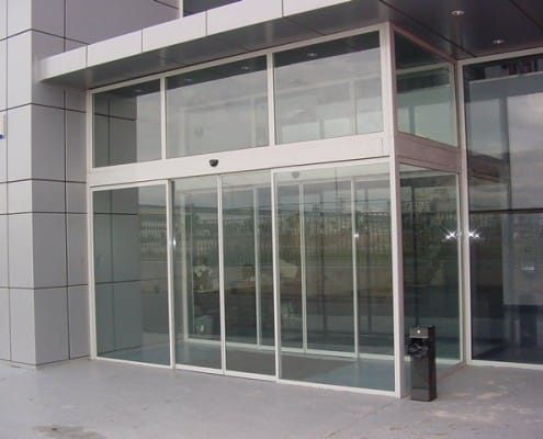 puertas cristal automaticas para oficinas