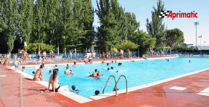 sistema control de aforo en piscinas